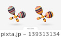 3D maracas shakers illustration 139313134