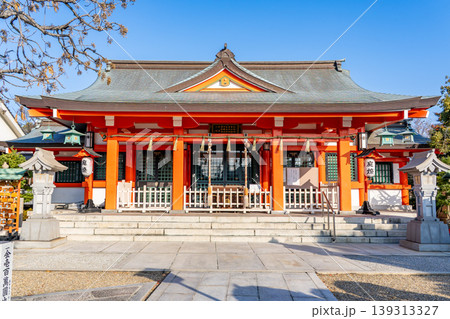 飛鳥時代の創建　中島惣社（産土神）　拝殿（豊臣秀頼の崇敬が厚い神社）　大阪市東淀川区東中島　 139313327