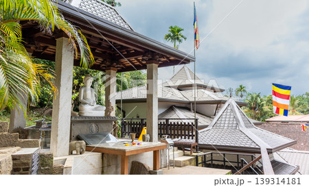 Gatabaruwa Raja Maha Viharaya dark clouds sky landscape photograph 139314181