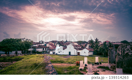Galle Fort wide view landscape beautiful sky photograph 139314263