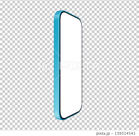 青いスマートフォンのイラスト 青いスマートフォンのイラスト 139314541