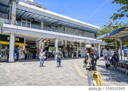 神奈川県川崎市の都市風景 鷺沼駅前 神奈川県川崎市の都市風景 鷺沼駅前 139315343
