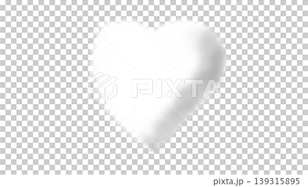 White heart-shaped smoke cutout illustration (with transparent background) White heart-shaped smoke cutout illustration (with transparent background) 139315895