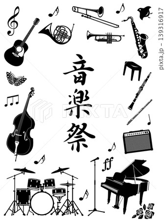 音楽祭用の背景素材 139316917
