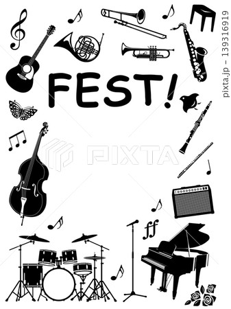 音楽祭用の背景素材 音楽祭用の背景素材 139316919