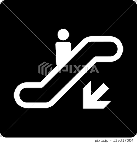 escalator icon escalator icon 139317004