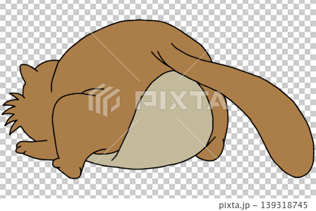 愉快な動物イラスト☆タヌキ 139318745
