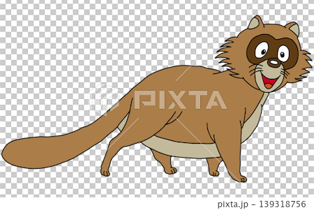 愉快な動物イラスト☆タヌキ 愉快な動物イラスト☆タヌキ 139318756