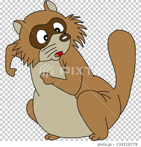 愉快な動物イラスト☆タヌキ 愉快な動物イラスト☆タヌキ 139318779