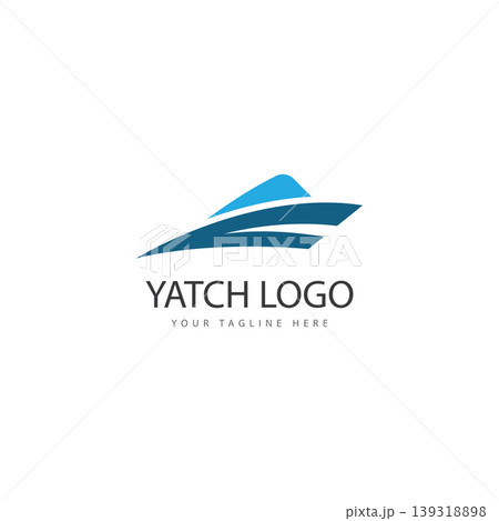 yacht logo design template icon 139318898