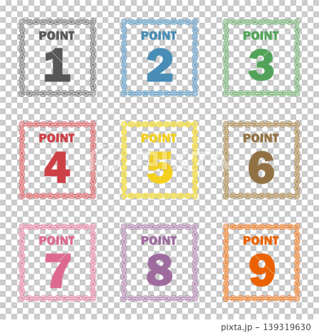 Illustration materials: Points, Important, Check, Attention, Caution, Numbers Illustration materials: Points, Important, Check, Attention, Caution, Numbers 139319630