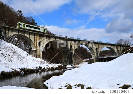 遠野遺産第99号めがね橋周辺の景観 遠野遺産第99号めがね橋周辺の景観 139320462