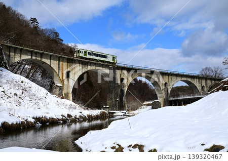 遠野遺産第99号めがね橋周辺の景観 遠野遺産第99号めがね橋周辺の景観 139320467