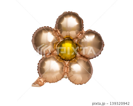 foil balloon isolated on white background foil balloon isolated on white background 139320942