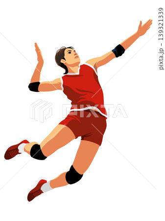 女子バレーボール選手 139321339