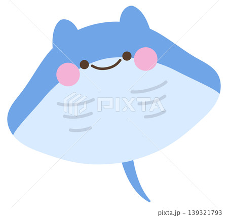 かわいいマンタ 139321793
