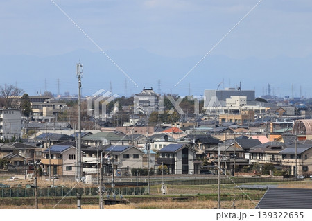 丸墓山古墳の上から見た行田の街並み 139322635