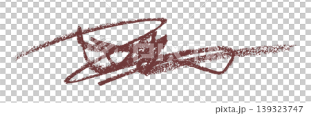 brown pencil strokes isolated on transparent background brown pencil strokes isolated on transparent background 139323747