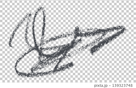 dark gray pencil strokes isolated on transparent background 139323748