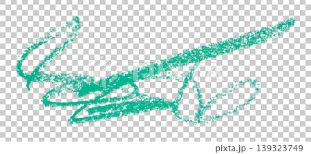 green pencil strokes isolated on transparent background green pencil strokes isolated on transparent background 139323749