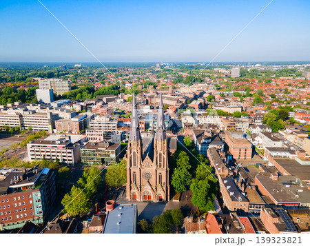 St. Catherine Church aerial view in Eindhoven, Netherlands St. Catherine Church aerial view in Eindhoven, Netherlands 139323821