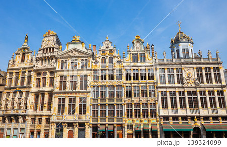 Guildhouses on Grand Place or Grote Markt square in Brussels city Guildhouses on Grand Place or Grote Markt square in Brussels city 139324099