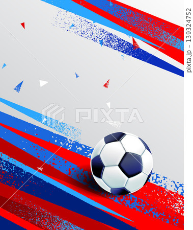 Soccer background with dynamic motion and colorful abstract design. Soccer background with dynamic motion and colorful abstract design. 139324752