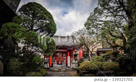 東京、文京区小石川のパワースポット東京、文京区小石川のパワースポット 源覚寺 源覚寺 毘沙門天の境内 139325703
