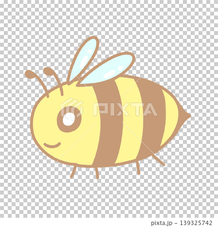 ハチのデフォルメイラスト ハチのデフォルメイラスト 139325742