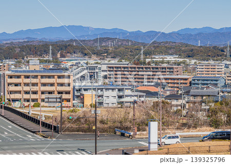 袋井市の愛野の街並み(静岡県) 袋井市の愛野の街並み(静岡県) 139325796