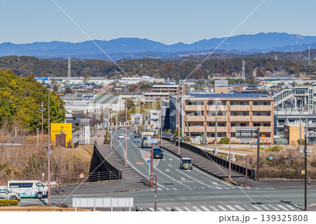 袋井市の愛野の街並み(静岡県) 袋井市の愛野の街並み(静岡県) 139325808