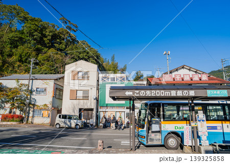 川根本町の大井川鐡道千頭駅周辺の風景(静岡県) 川根本町の大井川鐡道千頭駅周辺の風景(静岡県) 139325858