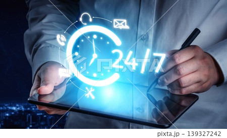 24-hour Customer Service Team Assisting with Client Support Muxer 24-hour Customer Service Team Assisting with Client Support Muxer 139327242