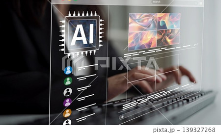 AI Image Generator Platform Interface with Colorful Art Thumbnails Muxer AI Image Generator Platform Interface with Colorful Art Thumbnails Muxer 139327268