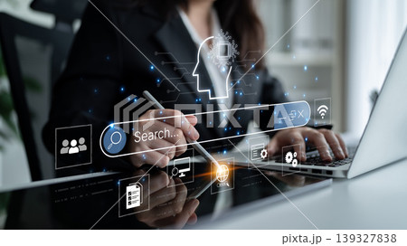 AI search bar for fast information discovery. Corpus 139327838