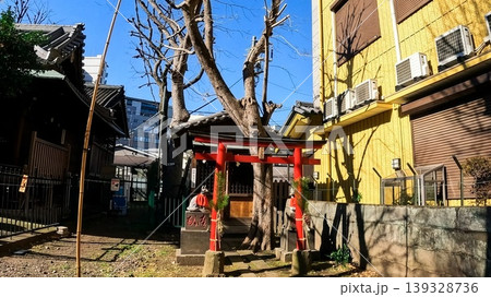 東京、南品川諏訪神社 境内の茶之木稲荷神社 139328736