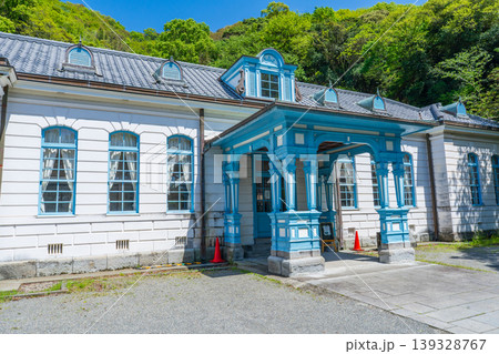 熊本県宇城市 三角西港の高台に建つ旧宇土郡役所庁舎 熊本県宇城市 三角西港の高台に建つ旧宇土郡役所庁舎 139328767
