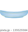 Ceramic plates stacked on top of each other hand drawn illustration 139329384