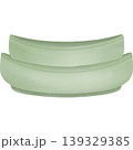 Ceramic plates stacked on top of each other hand drawn illustration 139329385
