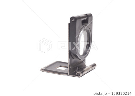 Pocket Magnifier isolated on white background Pocket Magnifier isolated on white background 139330214