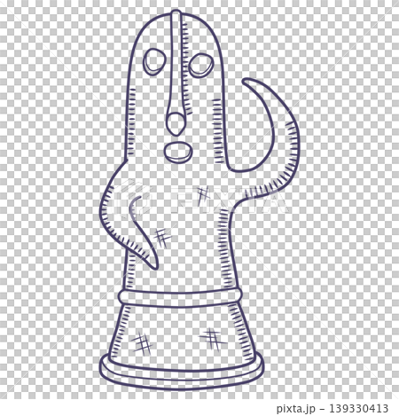 古墳時代の埴輪のイラスト 139330413