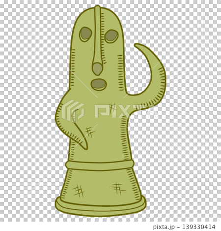古墳時代の埴輪のイラスト 古墳時代の埴輪のイラスト 139330414