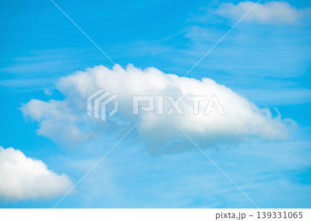 Soft White Clouds in Blue Sky Background 139331065