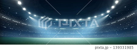 Football stadium at night. Football stadium at night. 139331985