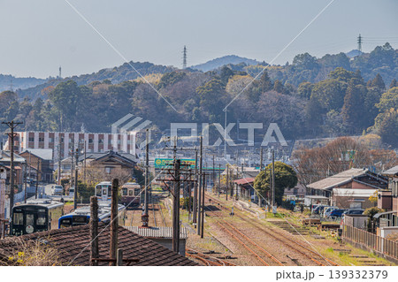 浜松市の天竜浜名湖鉄道の天竜二俣駅周辺の風景(静岡県) 浜松市の天竜浜名湖鉄道の天竜二俣駅周辺の風景(静岡県) 139332379