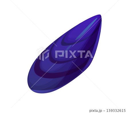 Ocean bottom oyster cartoon seashell or mussel. Ocean life aquatic mussel, underwater mollusk seashell. Coral reef isolated cartoon shell Ocean bottom oyster cartoon seashell or mussel. Ocean life aquatic mussel, underwater mollusk seashell. Coral reef isolated cartoon shell 139332615