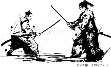 侍の決闘 139334705