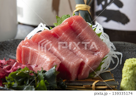 美味しいマグロ刺身。 美味しいマグロ刺身。 139335174
