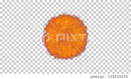 A fiercely burning sphere of flames [Variation 4] 139335658