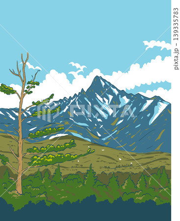 Rishiri-Rebun-Sarobetsu National Park in Hokkaido Japan WPA Ukiyo-e Poster Art Rishiri-Rebun-Sarobetsu National Park in Hokkaido Japan WPA Ukiyo-e Poster Art 139335783